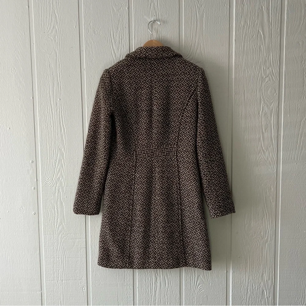 Apt. 9 Patterned Coat with Pink Lining - Picture 3 of 5
